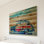 Surf Day par Parvez Taj - impression sur bois