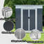 Remise de rangement extérieure 6 pi x 4 pi Toit gris-119307100-119307099