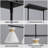 Undercliff 4 - Light Dimmable Modern Linear Kitchen Island Pendant with Milky White Glass Shade-1243863975