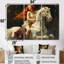 «Wild Lady Godiva On White Horse - Modern Art», ensemble d'art mural-108309600-108309604