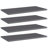 vidaXL Shelf Set of 4 High gloss grey Engineered wood-96248159-96248158