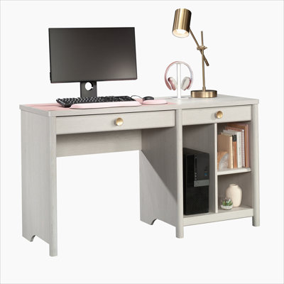 Bureau d'ordinateur, finition GRIS CLAIR