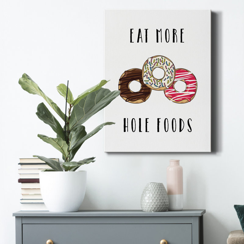 " Hole Foods ", 36" H  x 24" W x 1" D