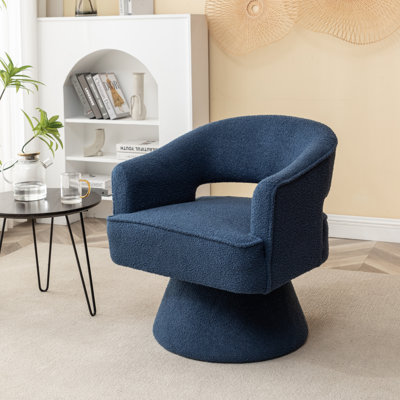 Fauteuil demi-tonneau pivotant de 28 po Kenzlee