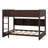 Bunk Bed With Built-In  Ladder And Safety Guardrails-246824274