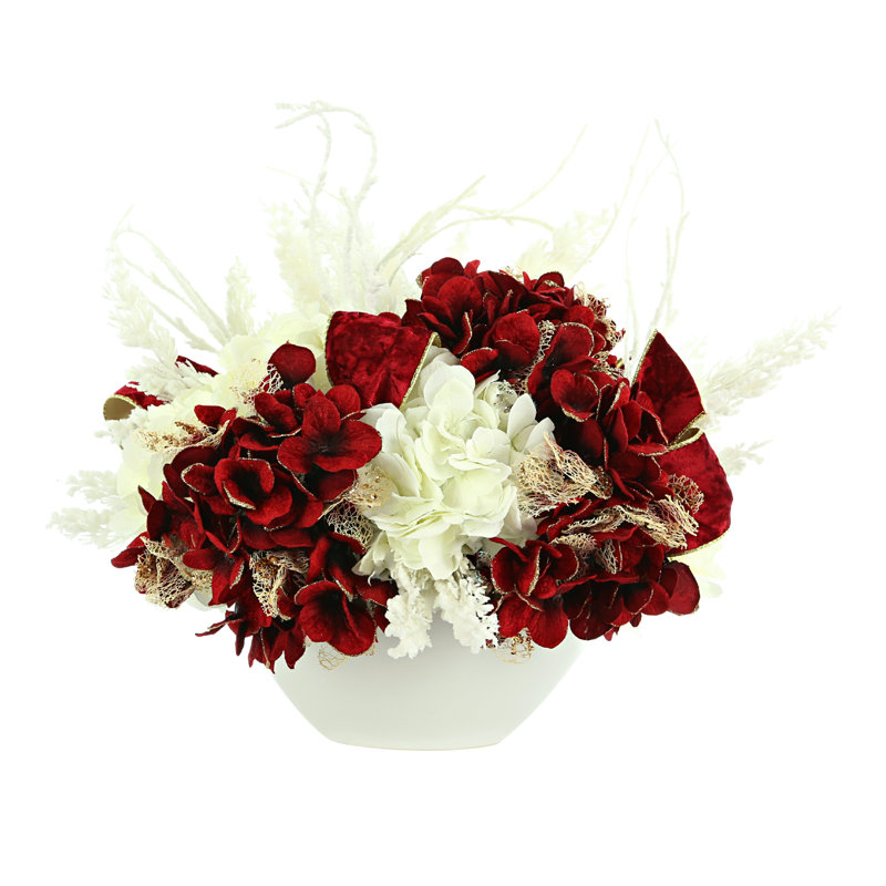 Arrangement floral en pot Johane Hydrangea