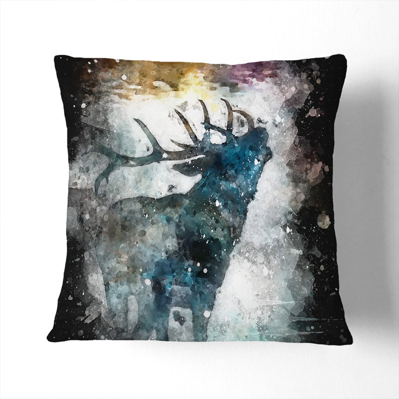 Square Throw Cushion, 40cm H x 40cm W x 15cm D