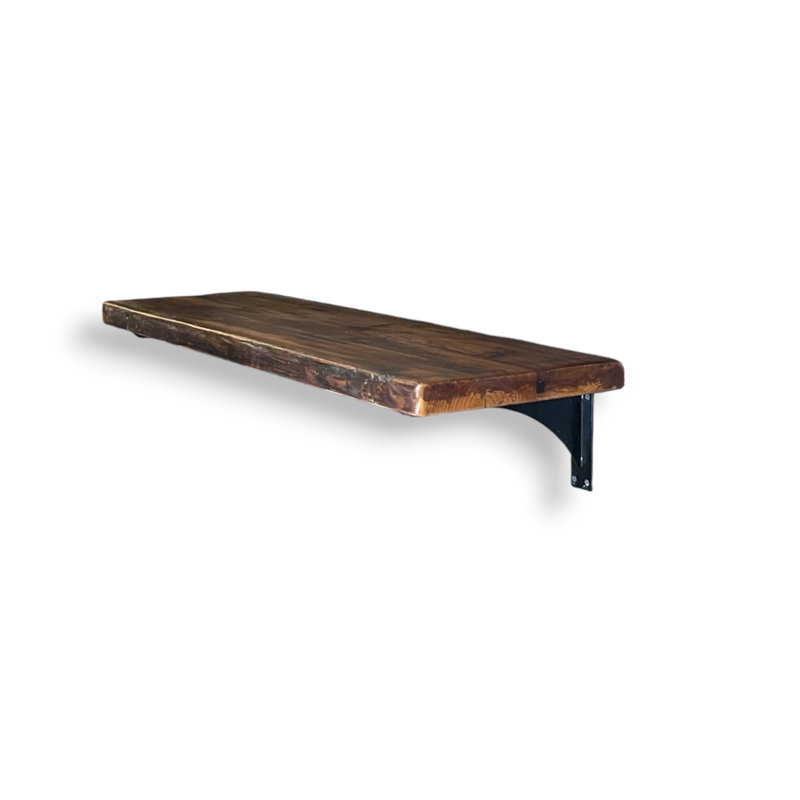 Rustic Timber Heavy Duty Floating Shelf, 9" H x 108" W x 9" D
