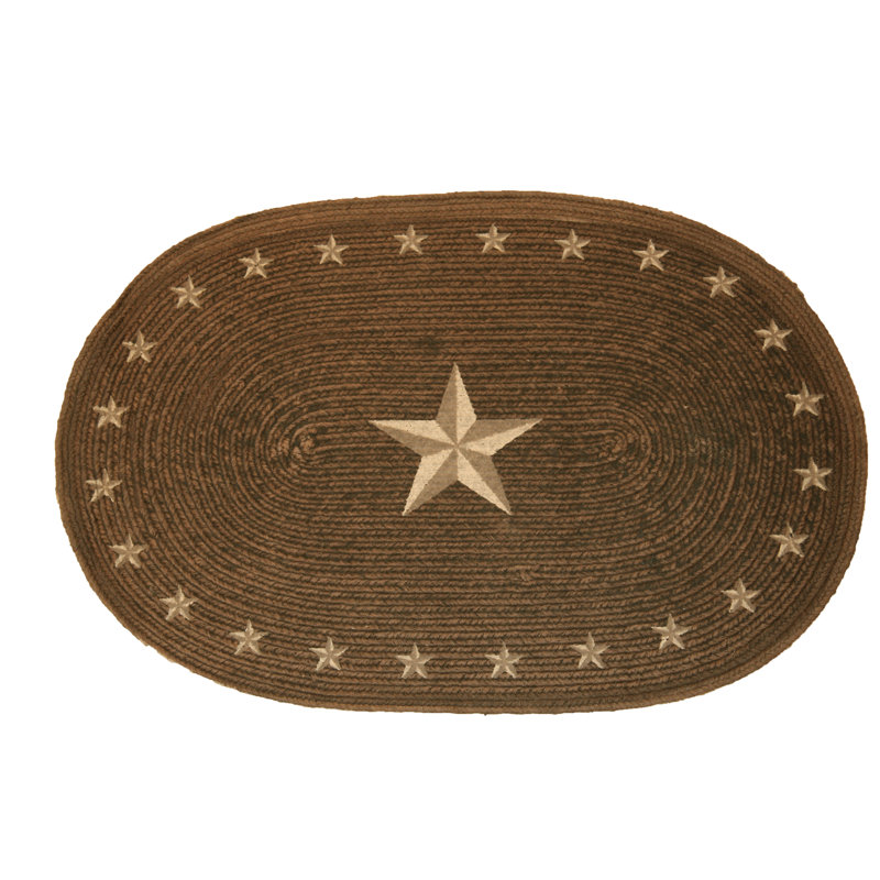 Tapis chocolat Star Jute
