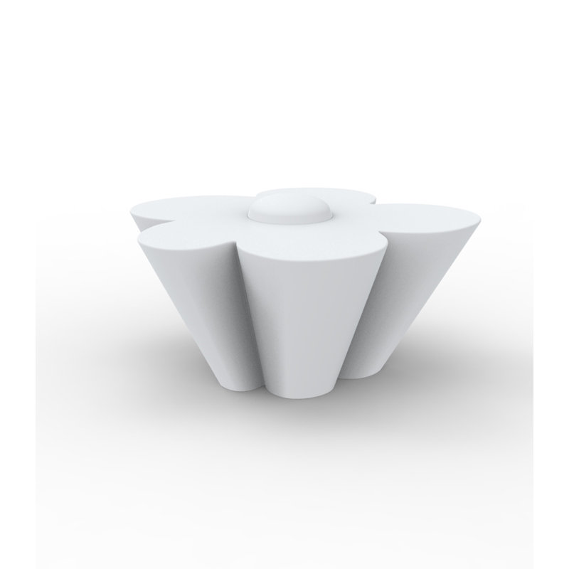 Agatha Plastic Coffee Table, Ice