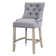 Domenick Upholstered Counter Stool with Solid Wood Frame