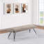 Banc de salle à manger rembourré en tissu taupe Kailea-2048314730