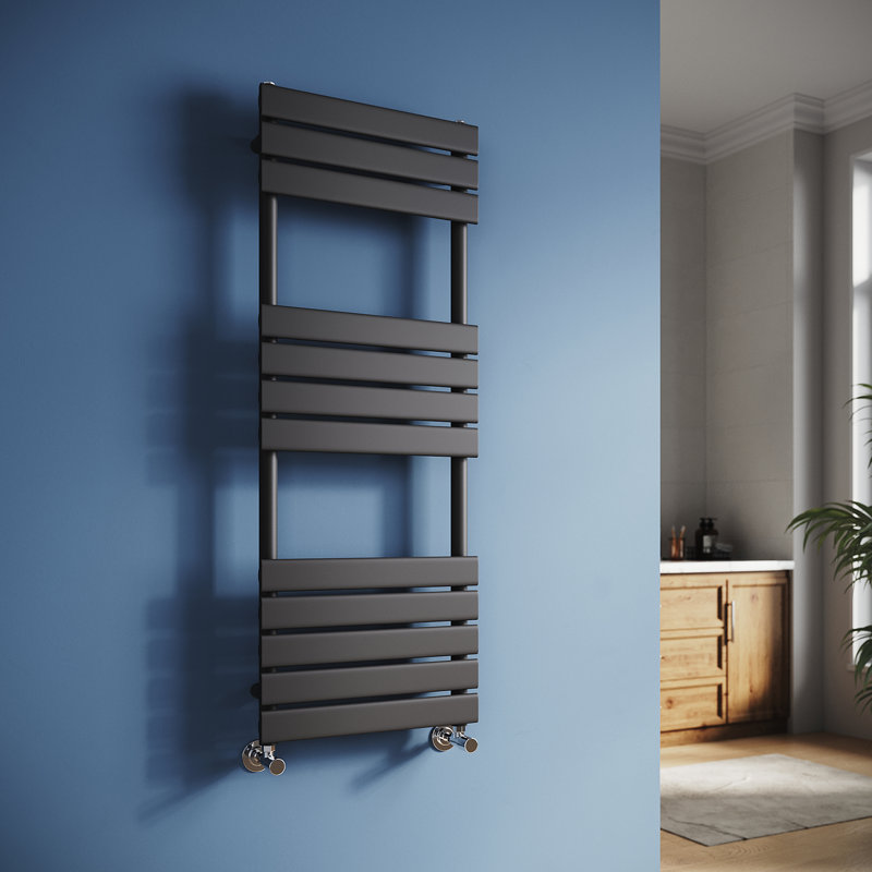 Carise 12 Wall Towel Rack, Matte Black