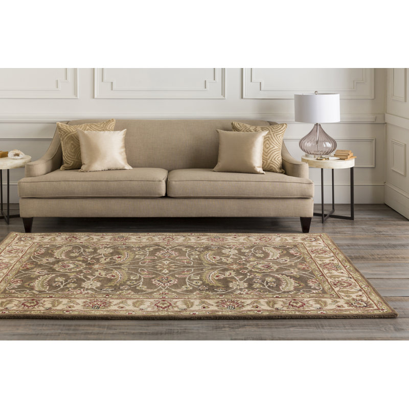 Tapis oriental en laine touffeté à la main Arnedra, Rectangle 10 pi x 14 pi
