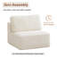 Fauteuil d'appoint en velours côtelé Acuna-1176498