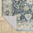Stankiewicz Machine Washable Performance Non-Skid Blue/Gold Rug Mat-543270267