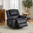 Black PU Remote-Controlled Heating and Massage Assistive Recliner for SeniorsI-1970055675