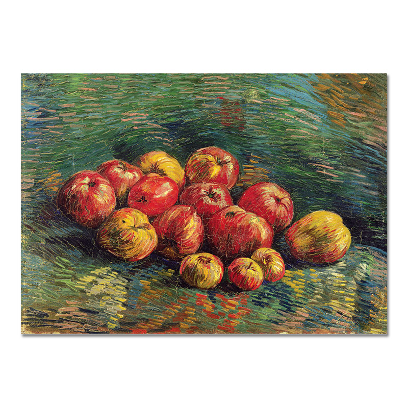 Apples by Vincent Van Gogh - No Frame Painting on Plastic / Acrylic, 65cm H x 95cm W