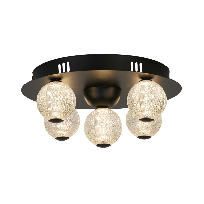 Balaguer Acrylic LED Flush Mount, Black