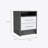 Eter Compact Nightstand with Two Drawers and One Shelf, Minimalist Bedroom Bedside Storage-1900626205
