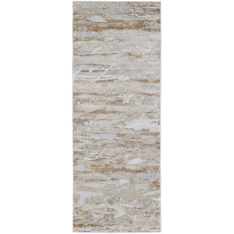 Riaria Abstract Indoor Rug, Runner 3' x 10'