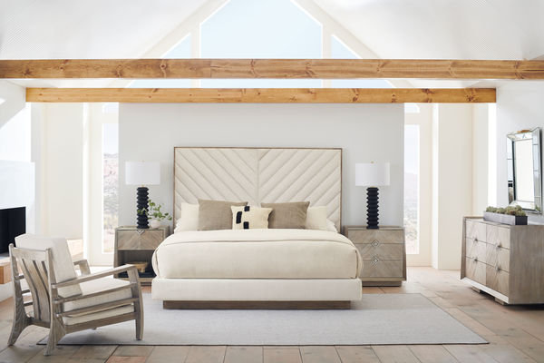Meet U In The Middle Upholstered Bed, Queen