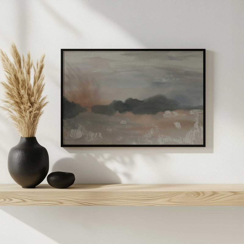 «Dark Meadow Mood II» par June Erica Vess, reproduction d'art, H 30 po x l 40 po, Blanc