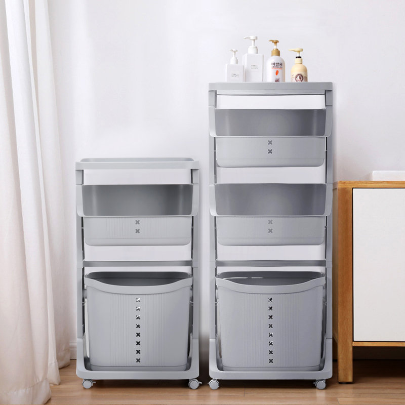 Plastic Rolling Laundry Sorter
