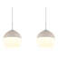 Hollier 3 - Light White Geometric Pendant