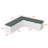 Banc d'angle avec coussin et rangement
