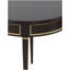 Linea Round End Table in Café Mocha-899554565