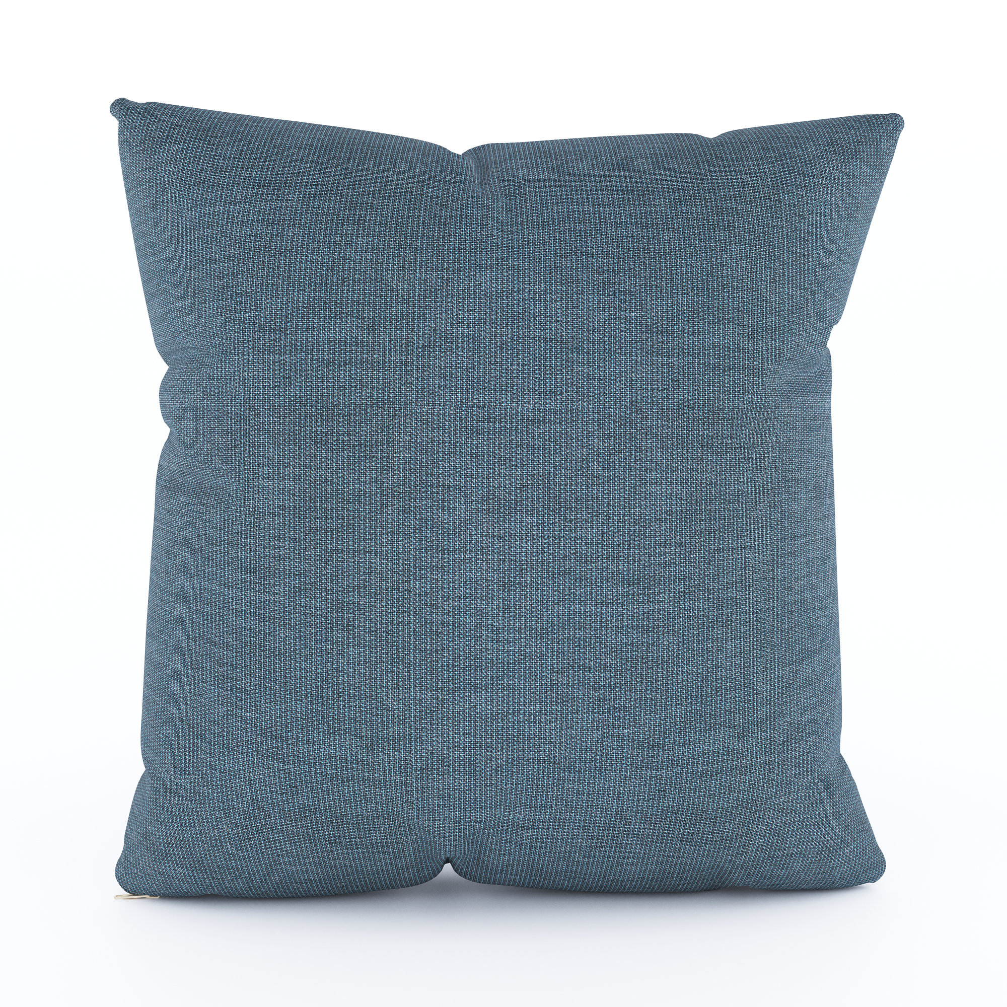 Indoor/Outdoor Throw Pillow, Square 20", Spectrum Denim Sunbrella® Plainweave
