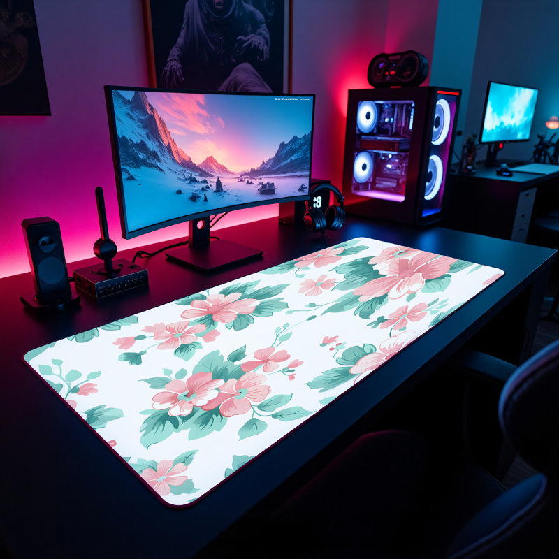 Polyester Desk Pad, 31.5x15.5