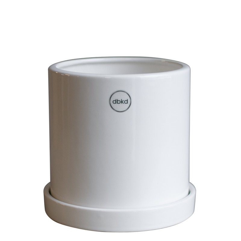 Ceramic Table Vase, White