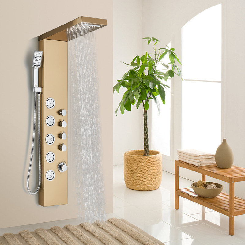 47'' Shower Panel with Fixed Shower Head