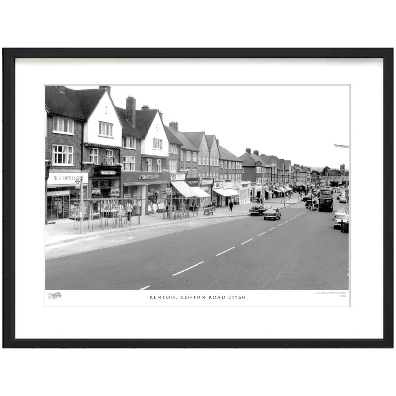 Kenton, Kenton Road C1960 by Francis Frith - Single Picture Frame Print, 40cm H x 50cm W x 2.3cm D
