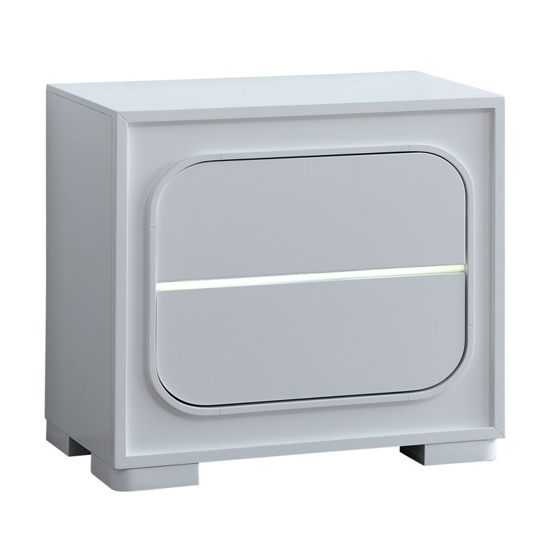 Milan 07FFB26F5D774BE497C64880949CC261 NIGHTSTAND , White