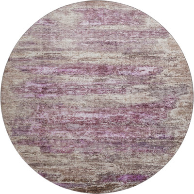 Premium Machine Washable Lyndhurst AMF1196 Abstract Rug