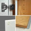 Armoire abordable en bois blanc avec tablettes réglables et charnières à fermeture en douceur pour le garage de la salle de bain l 27 po x P 36 po H Meuble de rangement mural massif l 27 po x P 36 po H, étanche