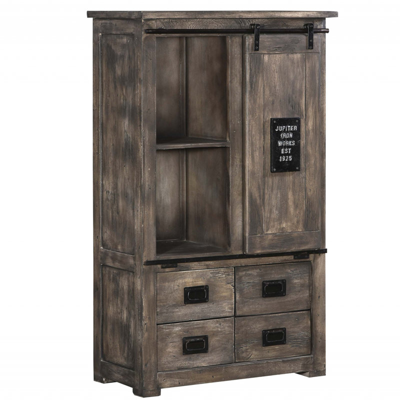 Railway Bookcase, Grey