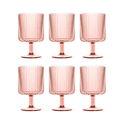 Laya Fluted Acrylic Goblet