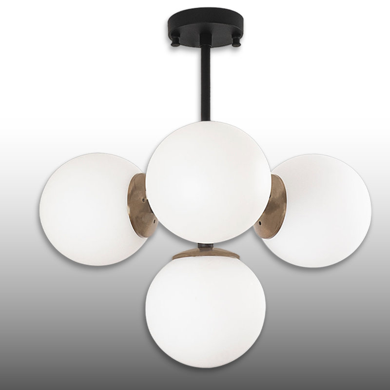 Lustre globe 4 lumières