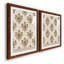 «Block Print Blooms I», reproduction de cadre photo sur toile 2 pièces-848876796-848876799