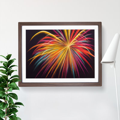 Cosmopolitan Fireworks - Framed Print
