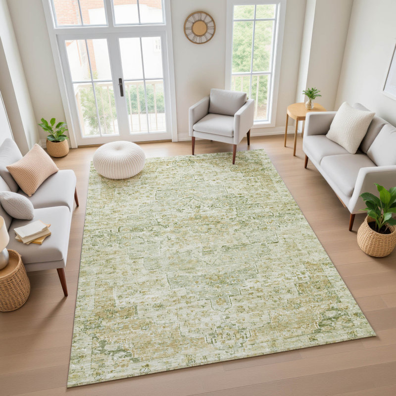 Tapis de qualité supérieure lavable à la machine AMF1832 Global Ashington, Rectangle 2 pi 6 po x 3 pi 10 po
