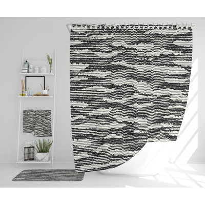 Natanem Polyester Shower Curtain Set