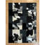 Tapis Abani Rugs Hide HID240A Noir Ivoire Texture Mixte Patchwork Soriano-644397711