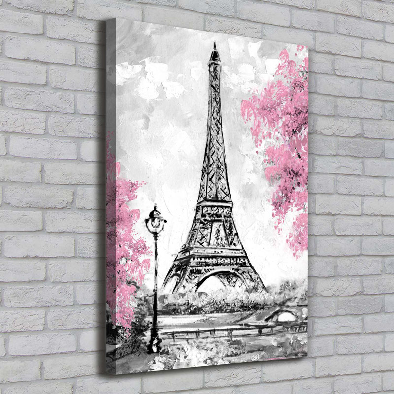 Eiffel Tower Paris - Wrapped Canvas Print