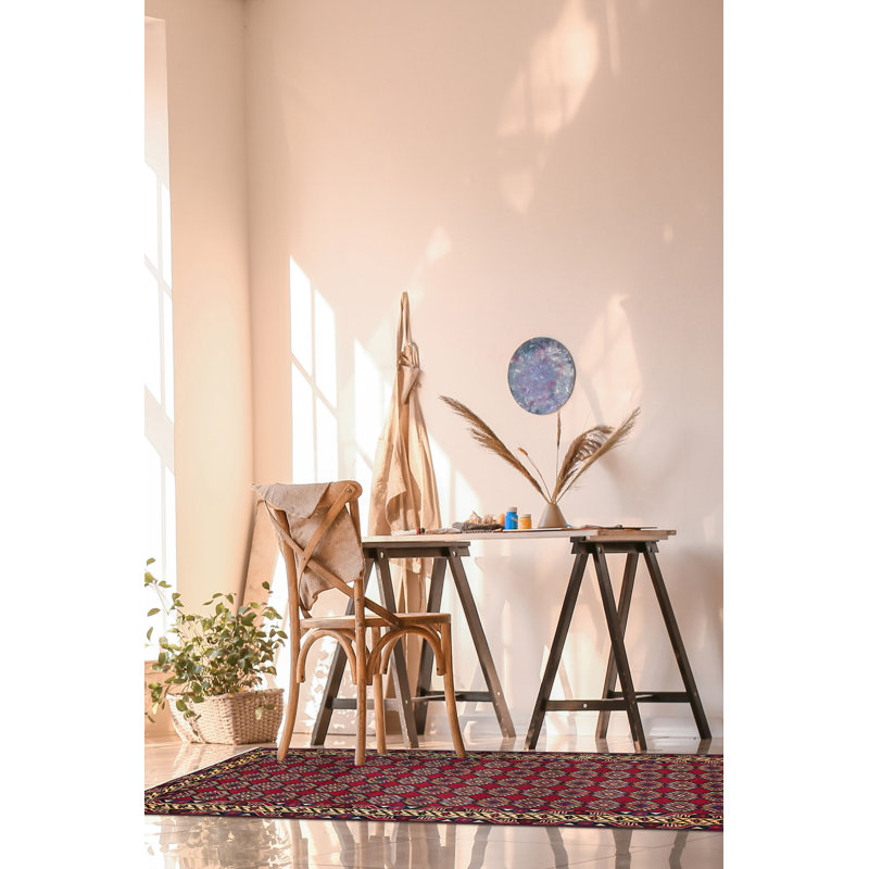 Teimani Red Rug 3'5" x 6'3"