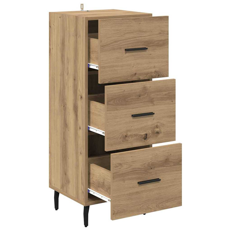 34.5cm Sideboard, Artisan Oak